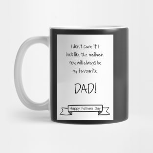 Father's day card - look like the mailman Mug